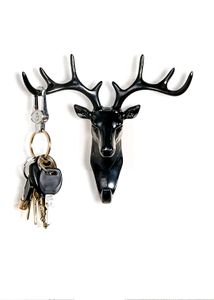 Deer Head Wall Hook Key Holder