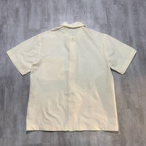 Men's Short Sleeve Cream Shirt