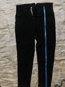 High Waisted Black Jeans