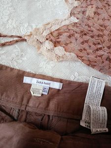 Brown Cami &amp; Shorts Set