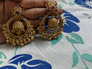 🎁 PRICE DROP!!!! ~ 1 GRAM Gold Elegant Jhumkas