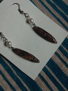 Dangle Earrings with Pearl