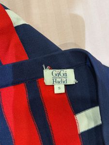 A line tommy hilfiger multi coloured midi skirt