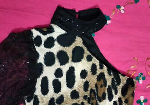 Leopard Print Mini Dress