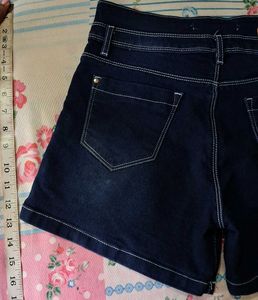 Dark Wash Denim Shorts