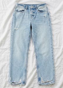 h&m Light Wash Ripped Jeans