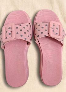 Cute Pink Platform Slides with Buckle