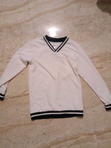 Retro V-Neck Long Sleeve Top