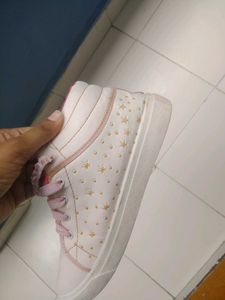 Cute Pink High Top Sneakers
