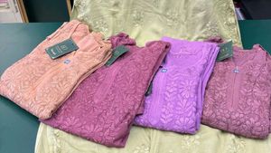 HEAVY EMBROIDERY REYON CHIKANKARI CO-ORD SET