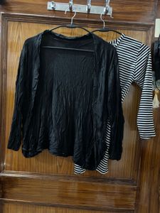 T shirt + Shrug combo