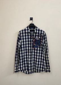 Men's Plaid Graphic Print Shirt