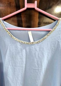 Stylish Embellishe Blouse and one blue to
