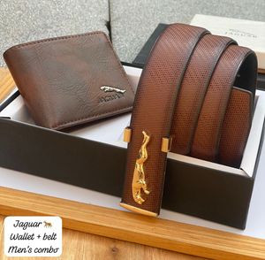 Jaguar Belt and Wallet Combo