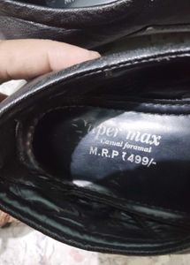Classic Black Formal Slip-On Shoes