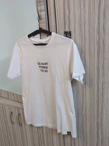 White Graphic Tee