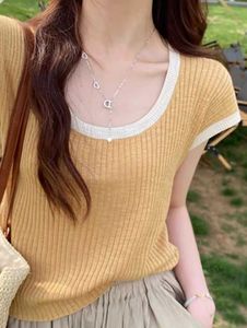 Stylish Ribbed Knit Top