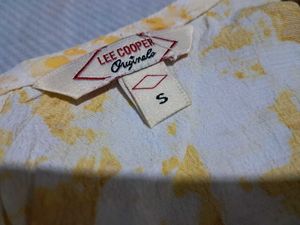 Tie-Dye butter yellow Puff Sleeve korean Top