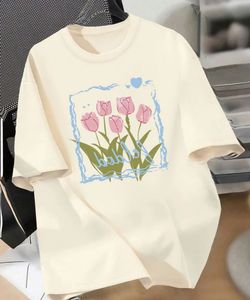 Floral Print Casual T-shirt