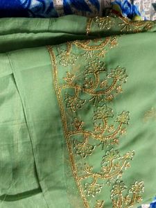 beautiful saree embroid