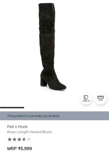 Knee-Length Heeled Boots