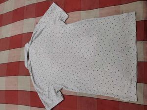 Men's Zara Man Star Print Polo Shirt