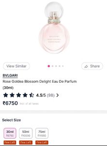 BVLGARI Rose Goldea Blossom Delight Eau De Perfume