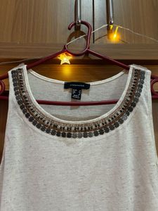 Embroidered Sleeveless Top from Atmosphere