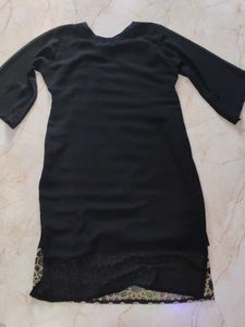 Elegant Black Kurta Set with Dupatta