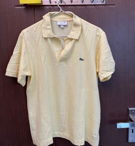 Lacoste Men's Yellow Polo Shirt