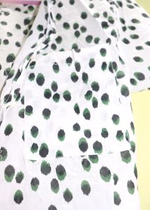 Printed Crop Top Shirt For Woman