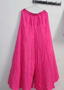 plazo flared silk cotton  kurta