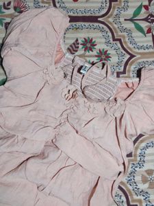 Chic Peach Puff Sleeve Top