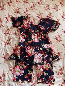 Floral Print Swim Set