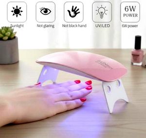 Pink Mini UV Nail Lamp Dryer