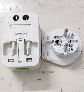 2 Universal Travel Adapter Set
