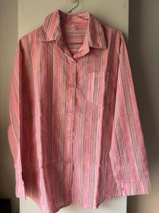 Pink Striped Shirt