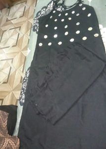 ✨🖤premium quality Mirror work kurta set with Pala
