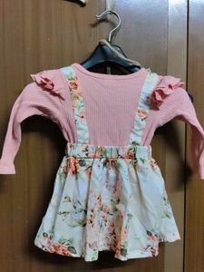 Floral Baby Outfit with Headband