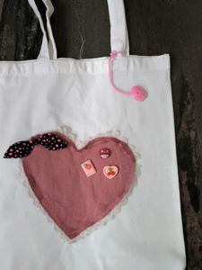 Simple White Tote Bag