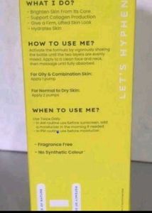 hyphen face serum new seal pack