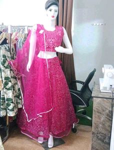 Stunning Pink Lehenga Choli Set
