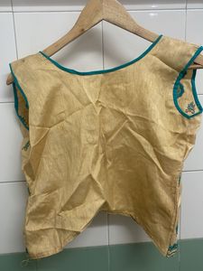Embroidered Ethnic Sleeveless Blouse