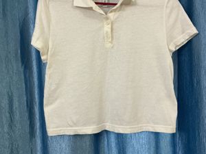 H&amp;M Classic White Polo T-Shirt