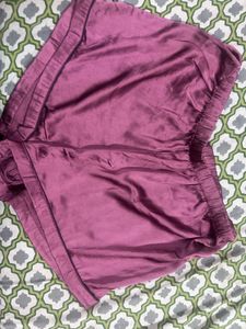 Satin Pajama Shorts