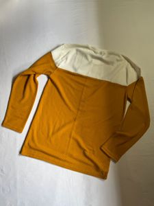 Color Block Ribbed Long Sleeve Top