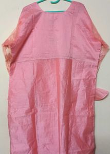 Elegant Pink Kurta with Sequins