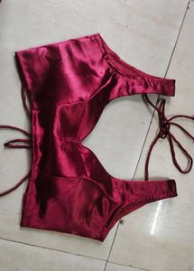Full Backless Blouse Padded