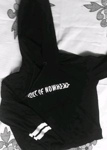 Black 'Out of Nowhere' Graphic Hoodie