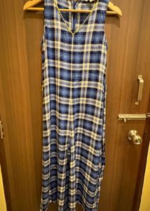 Blue and White Jumpsuit-AND
